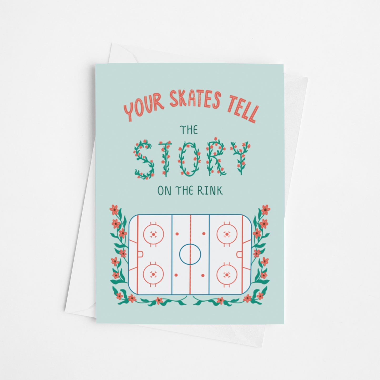 Your Skates Tell The Story Greeting Card