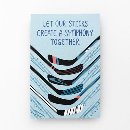 Our Sticks Create A Symphony Greeting Card