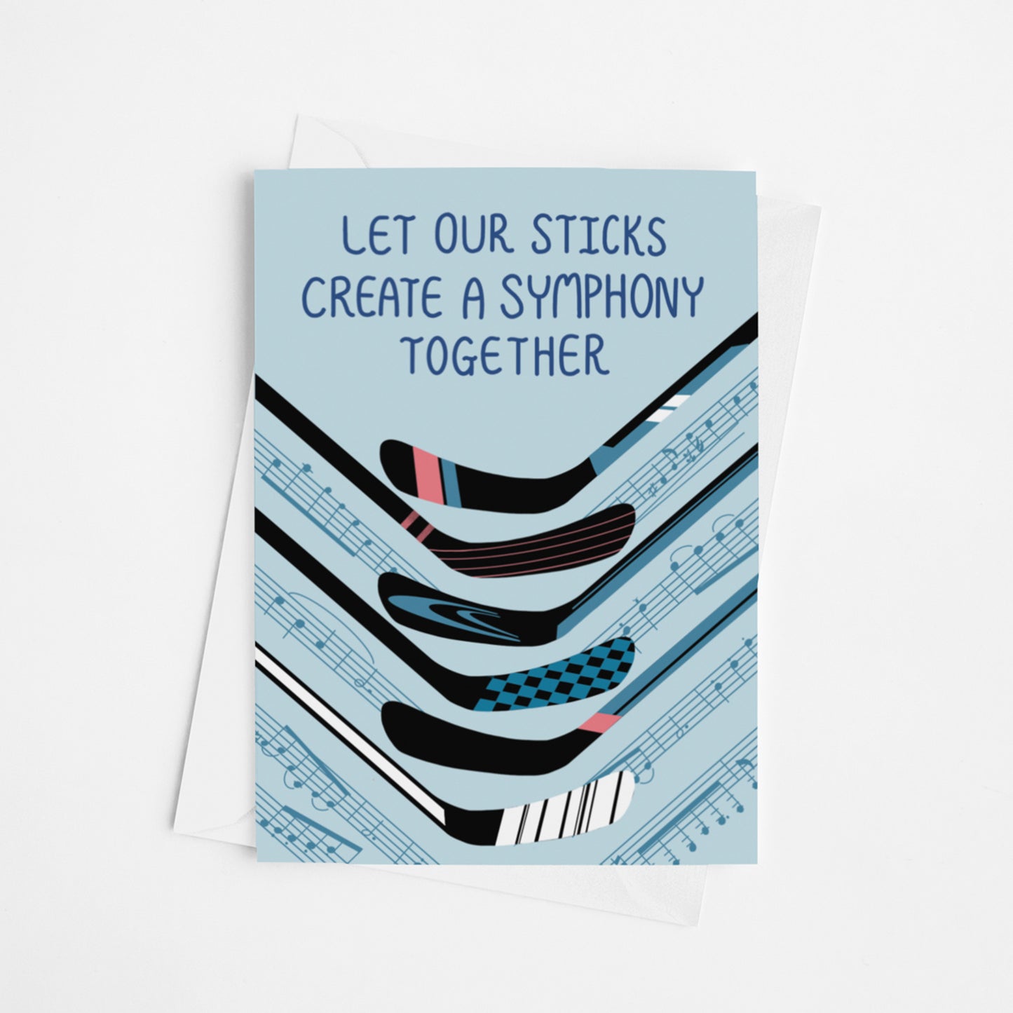 Our Sticks Create A Symphony Greeting Card