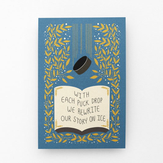 Rewrite Our Story On Ice Greeting Card