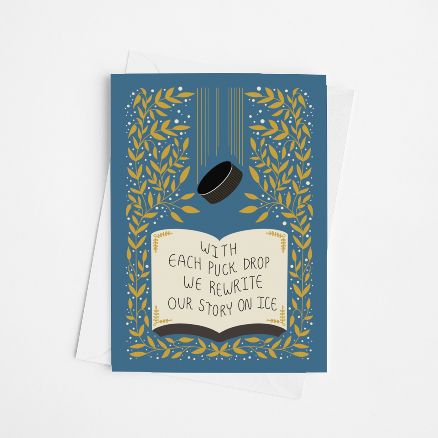 Rewrite Our Story On Ice Greeting Card